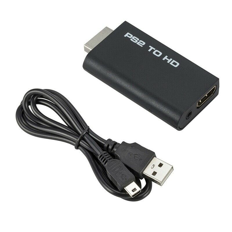 PS2 to HDMI Converter Game to HDMI Video Audio Adapter for PlayStation 2