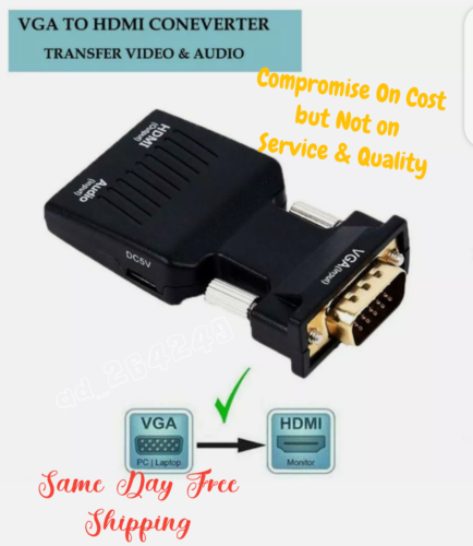 Vga Input To Hdmi Output Video Audio Converter Oxijan Ltd Uk Best Wholesale And Dropshipping