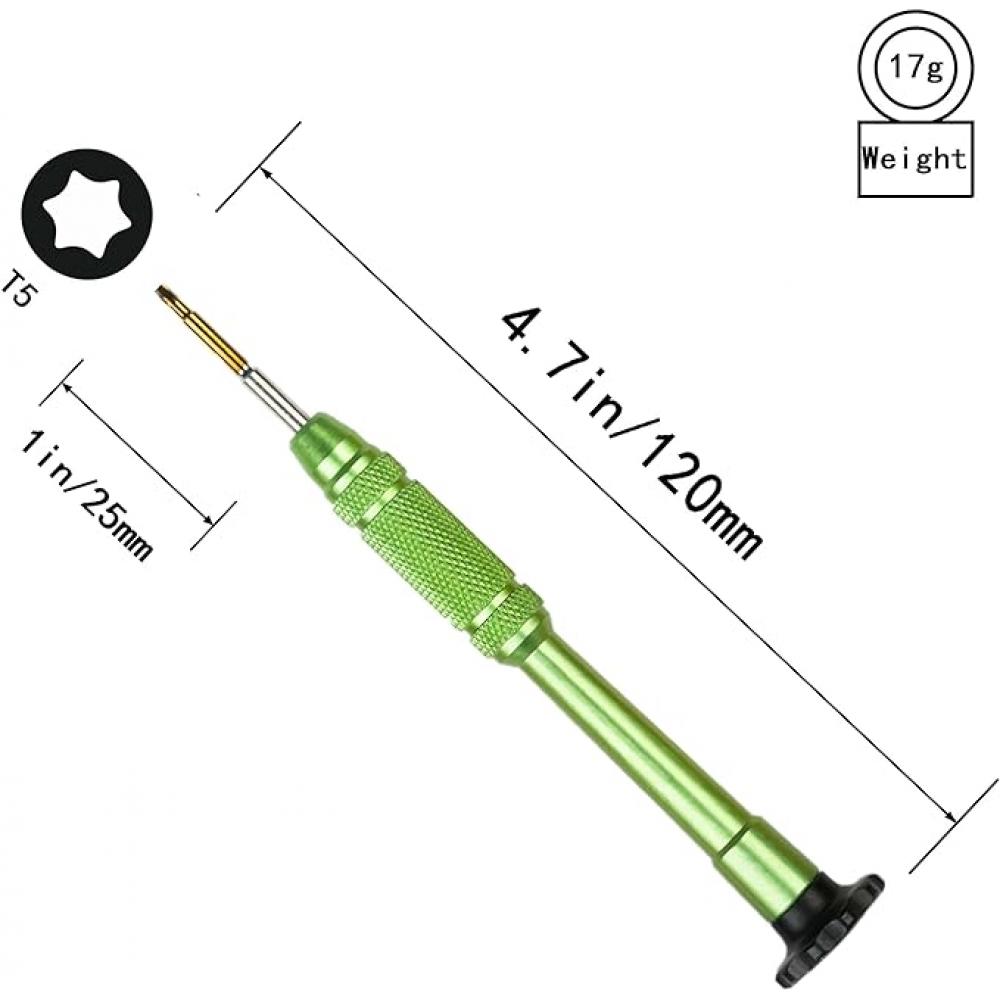 Precision T5 Torx Screwdriver 6-pointed T5 Scrwdriver for Laptop & MacBook Air Battery and Hard Disk Replacement