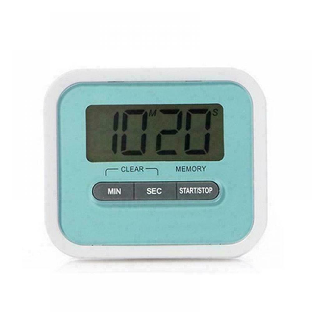 Large Magnetic LCD Digital Kitchen Timer (Black & Blue)