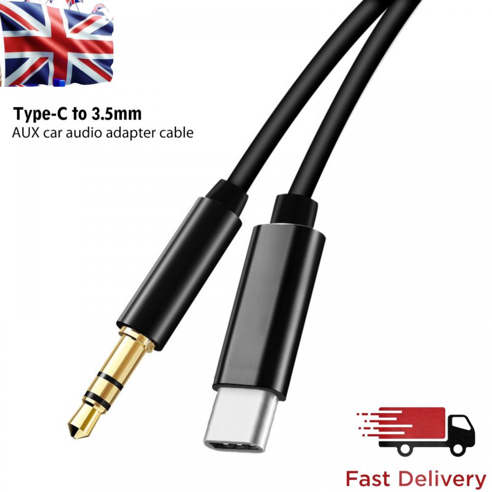 Aux Cable Type C to 3.5mm Huawei's USB C Male For Car Stereo Audio Adapter Jack