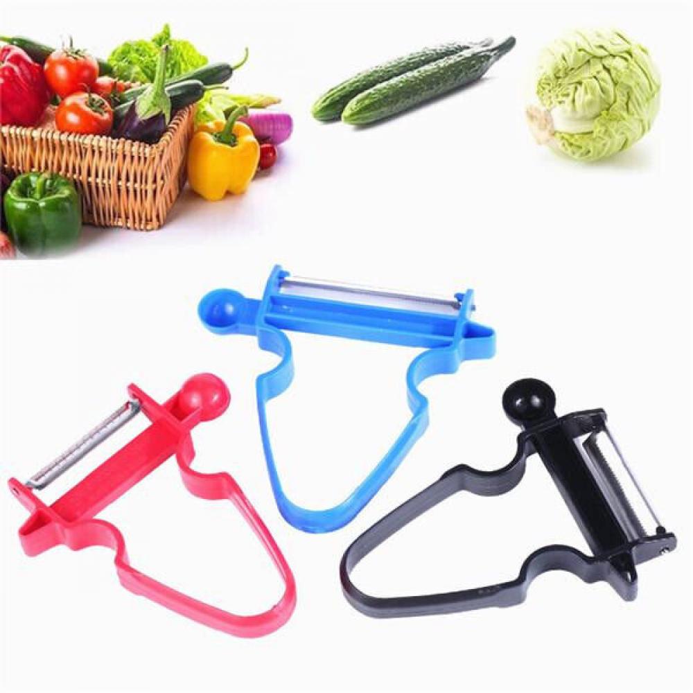 3 PCS Kitchen Peeler Slicer Set Fruit Vegetable Cutter Potato Peeling Tools UK