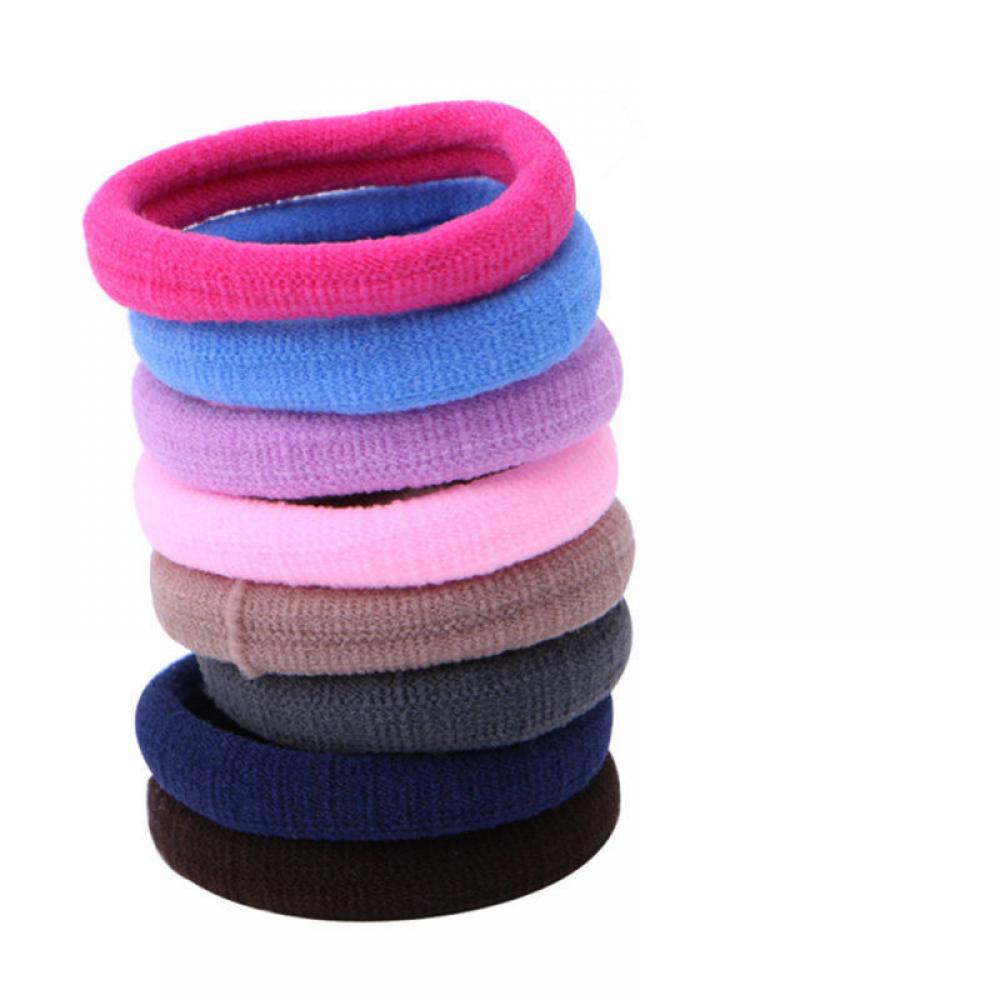 50Pcs Women Girls Hair Band Ties Rope Ring Elastic Hairband Ponytail Holder Lot