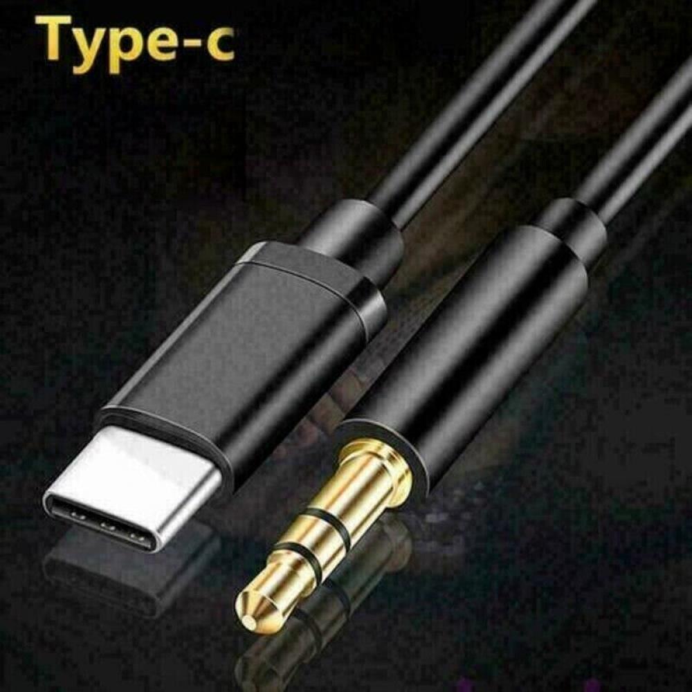 Aux Cable Type C to 3.5mm Huawei's USB C Male For Car Stereo Audio Adapter Jack