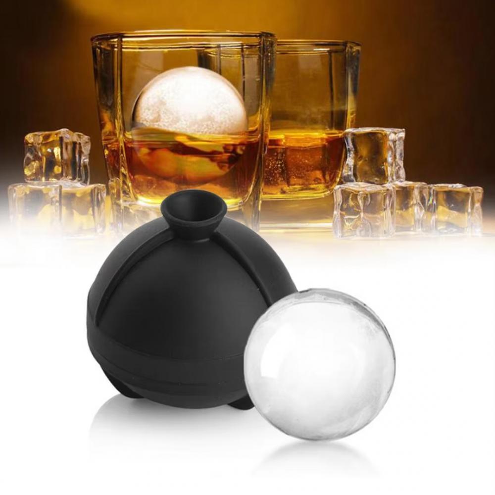 Ice Ball Mould Large Round Ice Cube Tray Silicone Ice Sphere Moulds 2.5inch 